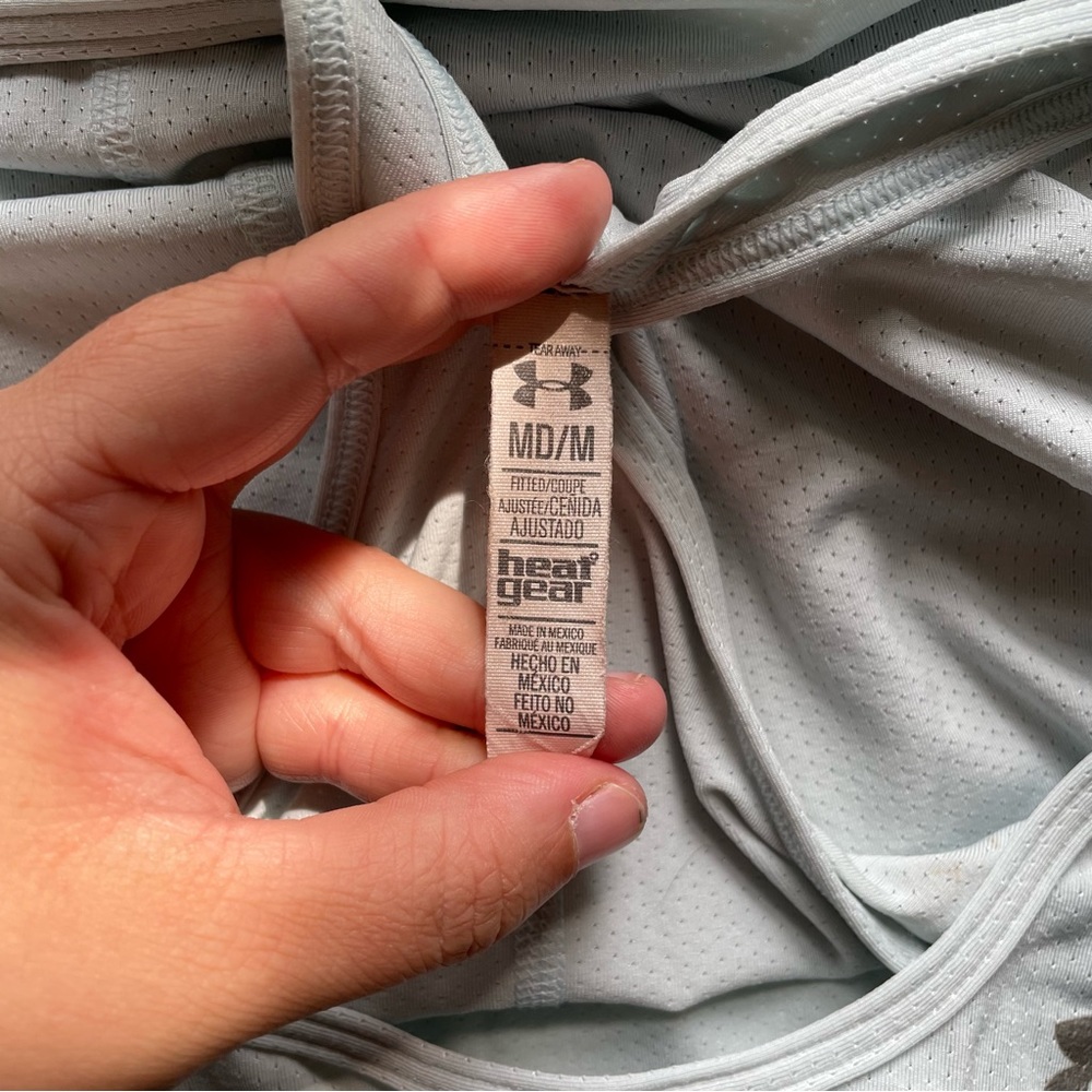Under Armour Medium Light Blue Tank - Picture 5 of 6